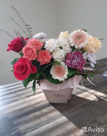 Букет из кустовых роз