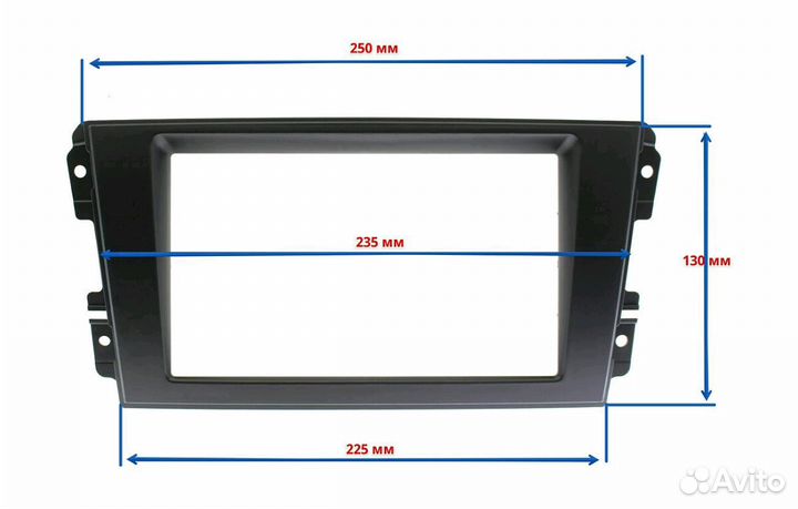 Рамка под 2-DIN на Datsun ON-DO/MI-DO 2014+