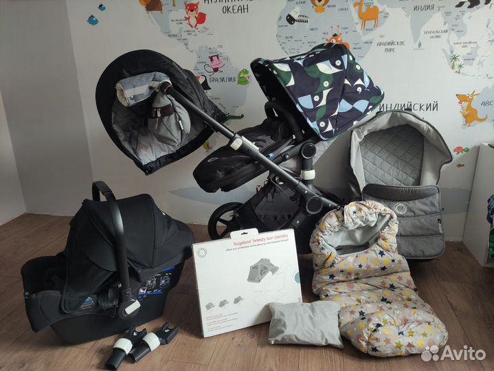 Коляска Bugaboo Fox 2 в 1 и аксессуары