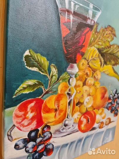 Картина маслом на холсте Натюрморт 