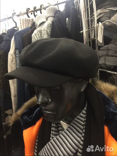 Кепка восьмиклинка хулиганка AIS новая.Черная