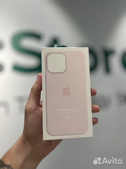 Чехол iPhone 13 Pro Max Silicone Chalk Pink