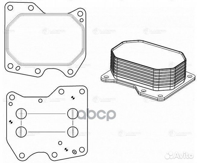 Радиатор масляный для а/м Ford Transit