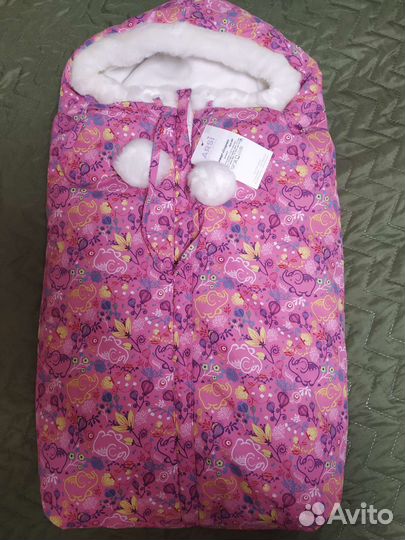 Зимний конверт в коляску