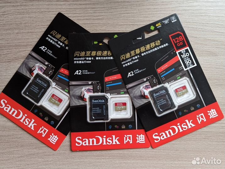 Sandisk Extreme MicroSD 128Gb Новые