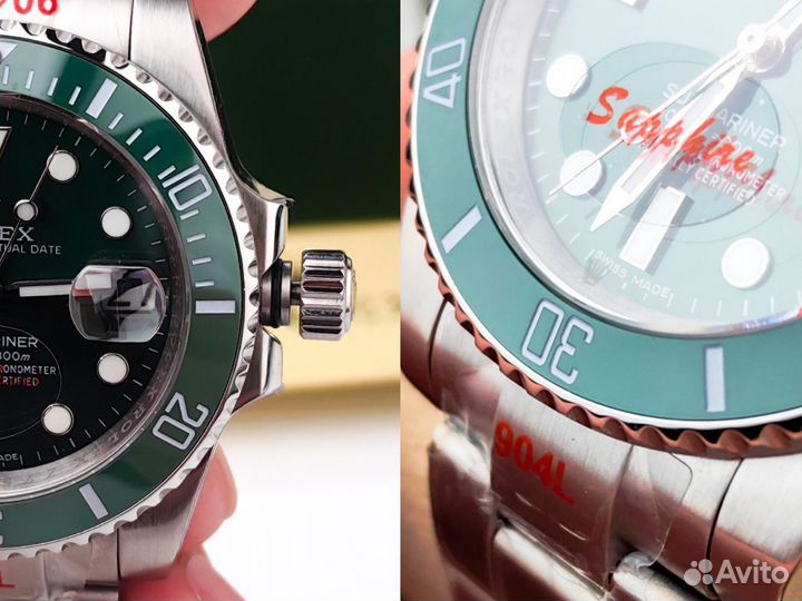 Часы мужские Rolex submariner hulk