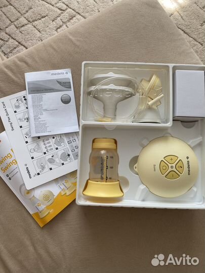 Молокоотсос medela swing flex электрический
