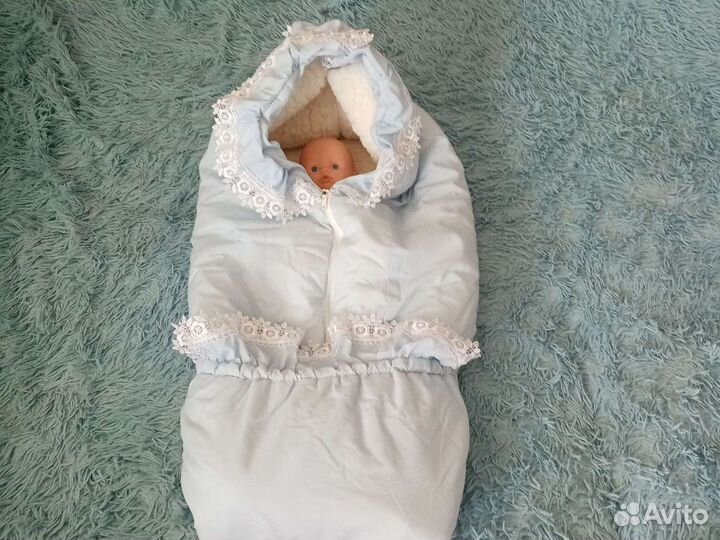 Конверт на выписку для мальчика осень, зима, весна