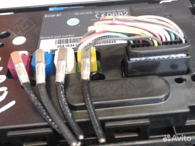 Дисплей мультимедиа Renault Megane 3 2009, 2012
