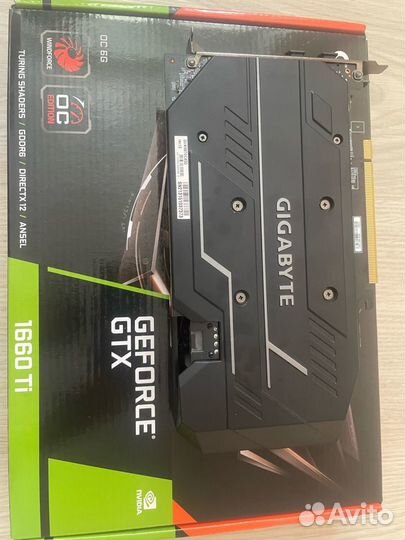 Видеокарта GTX 1660TI Gigabyte OC 6GB