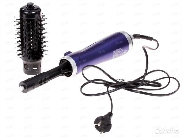 Щетка-фен Polaris PHS 1002 синий/серебристый