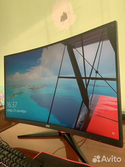 Изогнутый монитор AOC Gaming C27G2U/BK