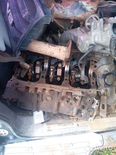 Блок двигателя Mitsubishi 6G74 Pajero 2 3.5