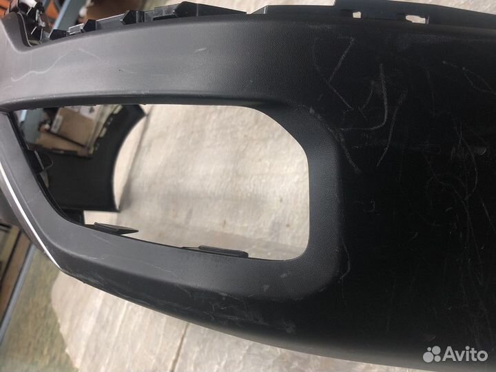 Спойлер юбка заднего бампера Kia Rio X-Line 2020