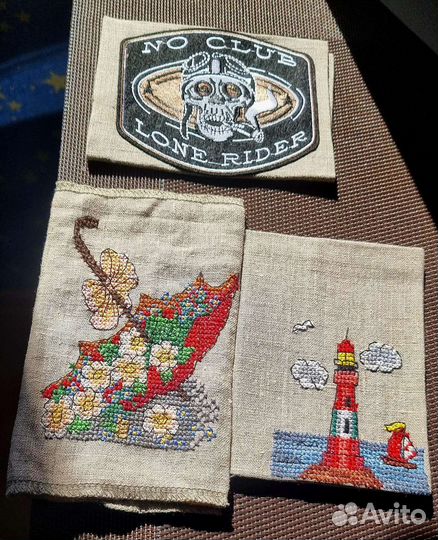 Обложка на паспорт из льна