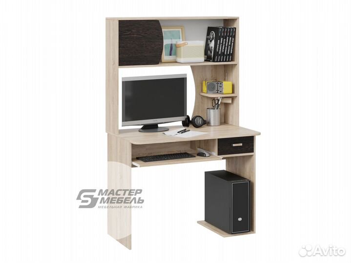 Стол компьютерный с надстройкой Марс