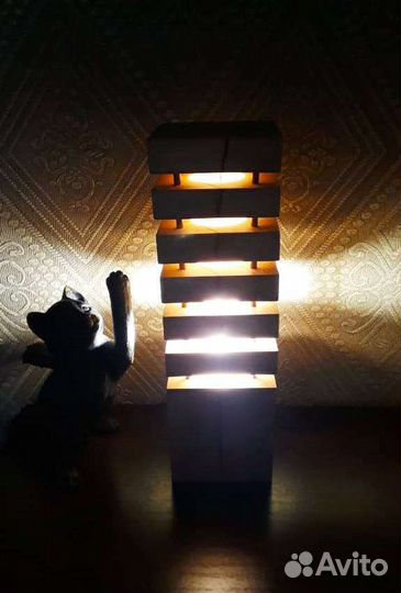 Светильник настольный Лофт авторская ручная работа