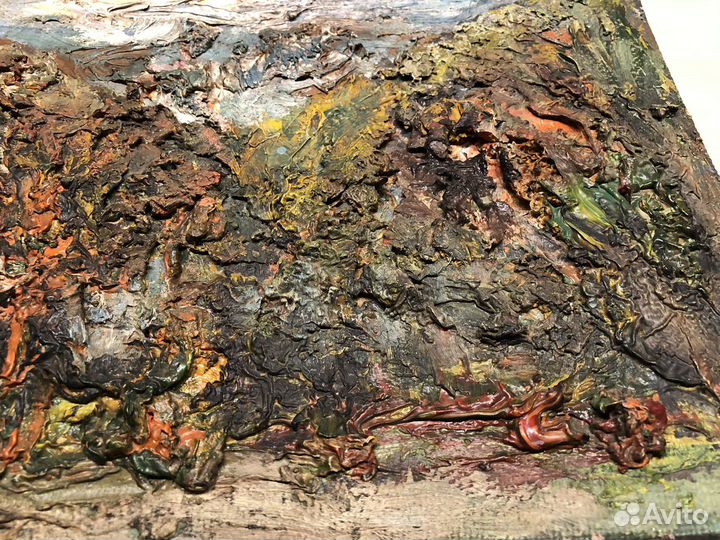 Картина ссср. Старая, неизвестный художник