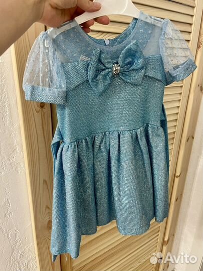 Нарядное платье для девочки 86