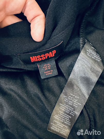 Черное платье сетка с оборками Misspap новое