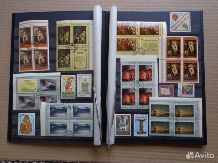 Альбом с марками мира Живопись. Искусство Культура