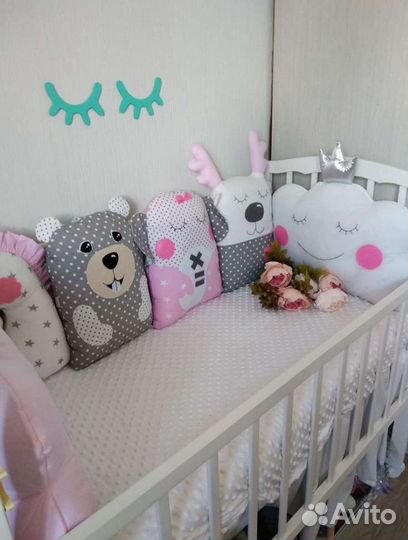 Бортики в детскую кроватку