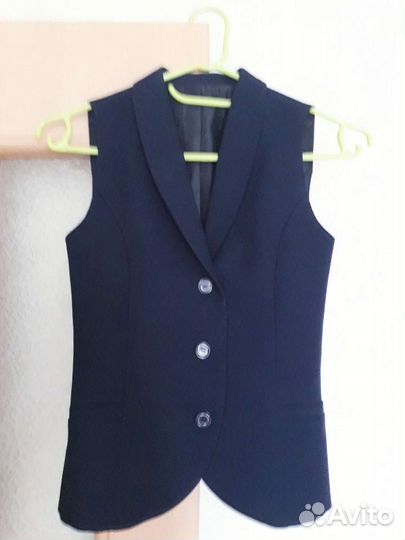 Жилет и юбка для школы, 11, 12, 13 лет