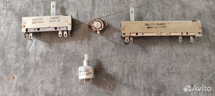 Резисторы подстроечные СССР. Много