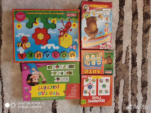 Игры развивающие и познавательные 3+ пакетом
