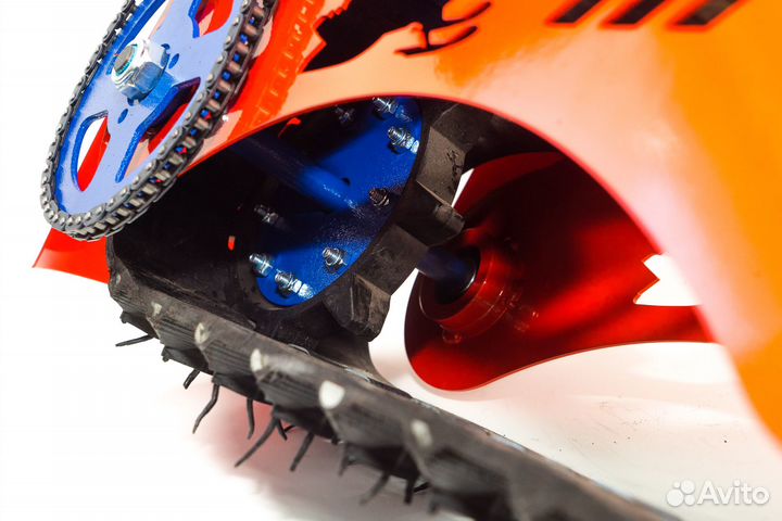 Гусеничная приставка-модуль для снегоката