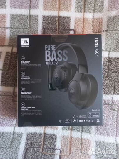 Беспроводные наушники JBL tune 720bt