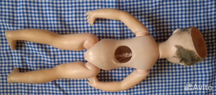 Кукла редкая 50-53см винтаж СССР