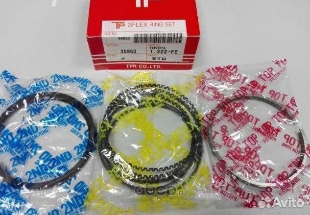 Кольца поршневые (комплект) STD toyota avensis caldina corolla premio allion RAV4 1-4ZZ-FE 03