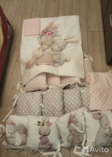 Бортики в детскую кроватку