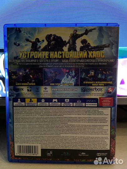 Диск для PS4-PS5 borderlands 3