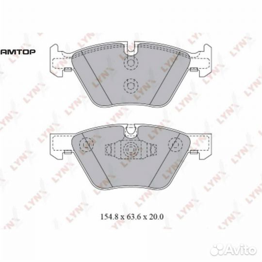 Lynxauto BD-1421 Колодки тормозные передние lynxau