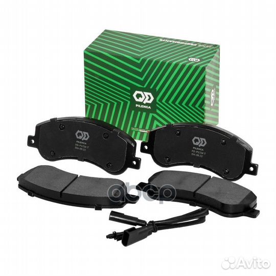 Колодки тормозные дисковые передние усиленные