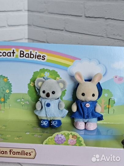 Sylvanian Fam. 2083 малыши в дождевиках поштучно