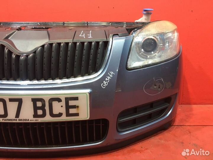Ноускат Skoda Fabia 2. Передняя часть