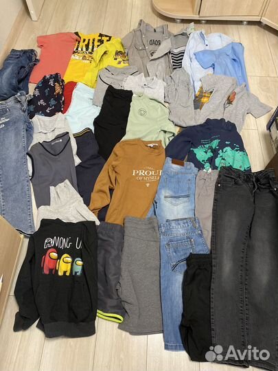 Вещи пакетом на мальчика размер 140-152