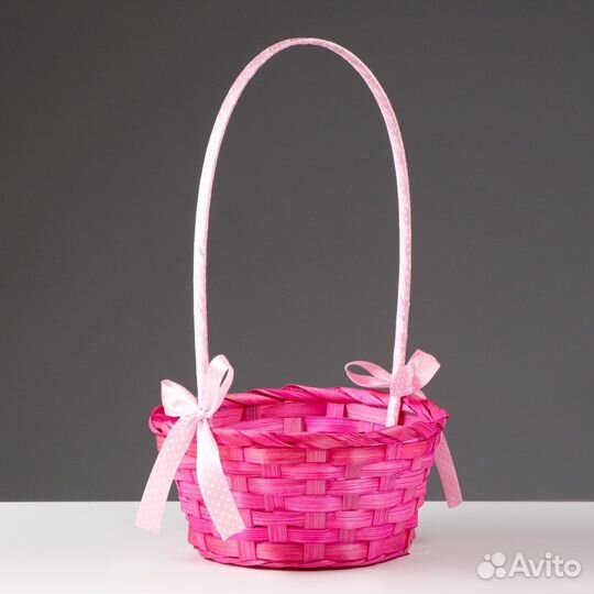 Корзина плетеная, бамбук