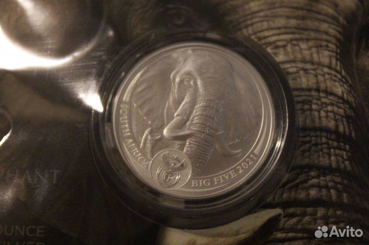 Мальта Рыцари и юар Слон 2021 монеты серебро