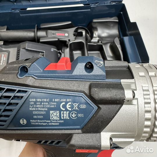 Шуруповерт Bosch GSB 18v-110C 2 *4,0 Аh