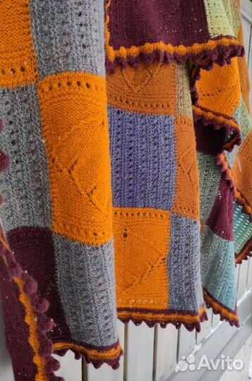 Плед вязаный