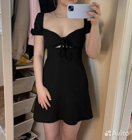 Платье черное летнее