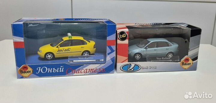 Модель автомобиля 1:43 Лада Калина Bauer Cararama