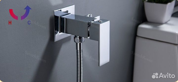 Инсталляция Grohe и подвесной унитаз с душем