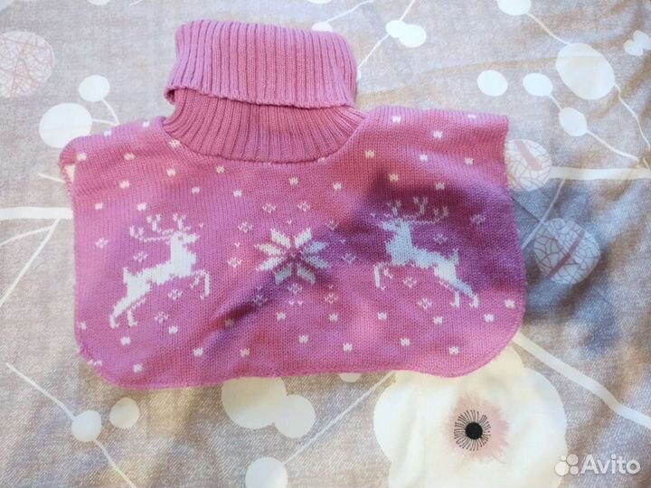 Воротник, кофты, шапки детские на девочку