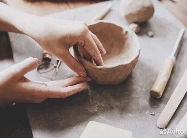 Мастер-класс по керамике,лепка из глины