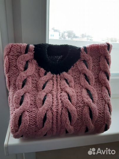 Джемпер свитер винтаж новый 100 % шерсть